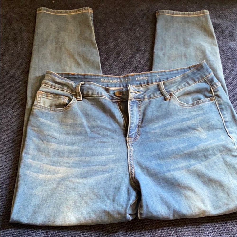 Avenue denim skinny jeans